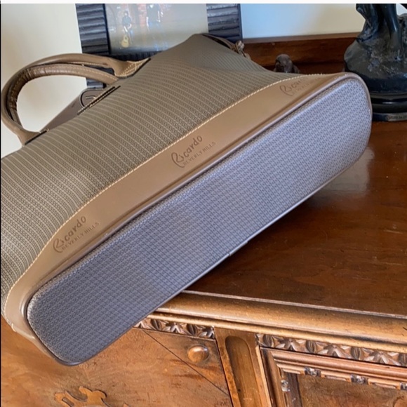 Ricardo of Beverly Hills Leather & Monogram Tote - Picture 8 of 10